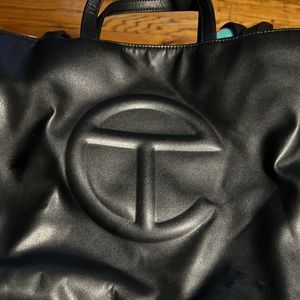 Telfar Black Medium Tote